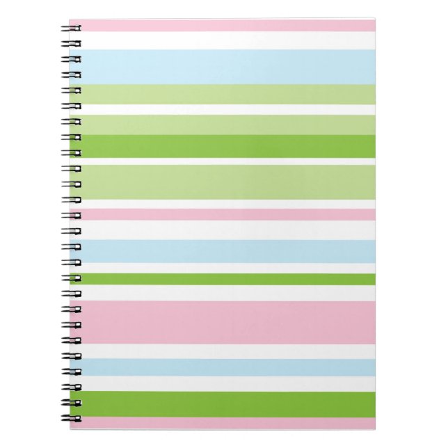 Caderno Espiral Notebook Espiral com Faixa de Pastel (Frente)