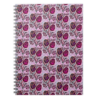 Caderno Espiral Notebook espiral com imagem floral