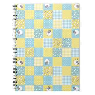 Caderno Espiral Notebook espiral com padrão de estilo pastelaria