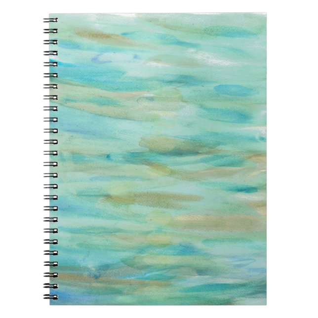 Caderno Espiral Notebook espiral com trabalho de arte pintado orig (Frente)