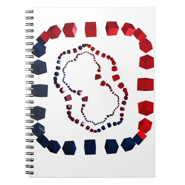 Caderno Espiral Notebook espiral com três vias (Frente)