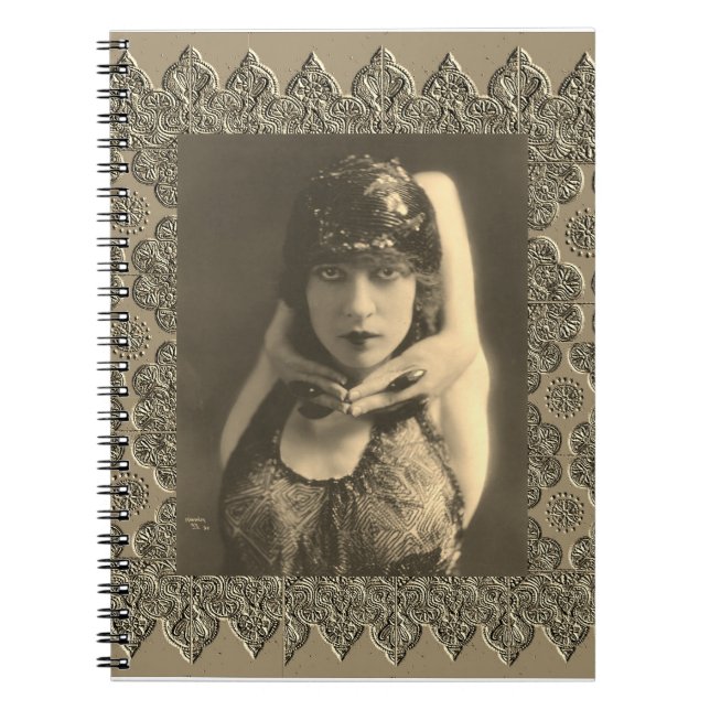 Caderno Espiral Notebook espiral com Vintage Dancer Kyra (Frente)