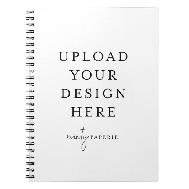 Caderno Espiral Notebook espiral de 6,5" x 8,75" (Frente)