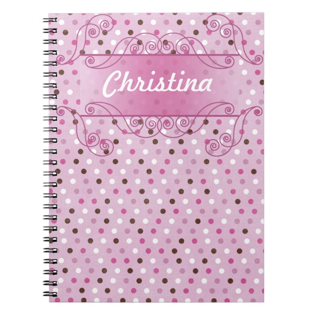 Caderno Espiral Notebook espiral de amor doce (Frente)