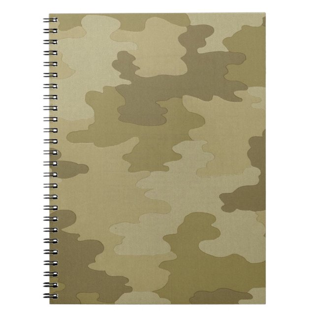 Caderno Espiral Notebook espiral de camuflagem leve (Frente)
