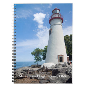 Caderno Espiral Notebook espiral de farol marblehead