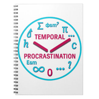 Caderno Espiral Notebook espiral de física engraçado