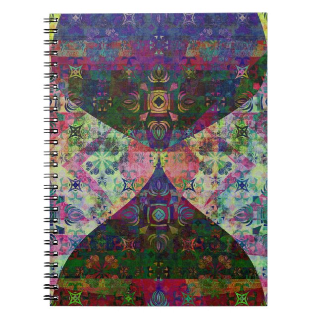 Caderno Espiral Notebook espiral de mídia mista (Frente)