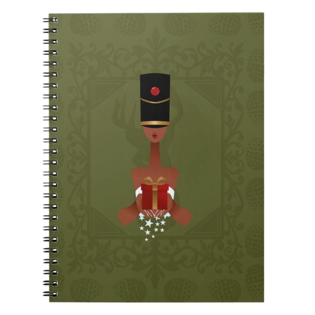 Caderno Espiral Notebook espiral de Natal para Feriado Notebook No (Frente)