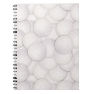 Caderno Espiral Notebook espiral de padrão de voleibol