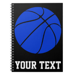 Caderno Espiral Notebook espiral de texto personalizado de basquet