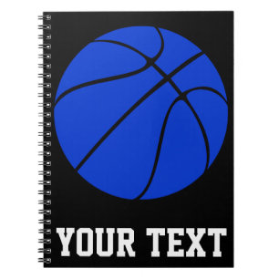 Caderno Espiral Notebook espiral de texto personalizado de basquet