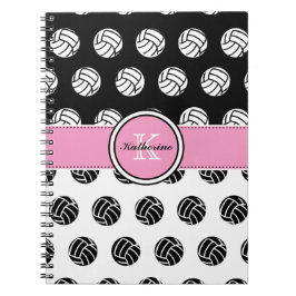 Caderno Espiral Notebook espiral de vôlei monograma