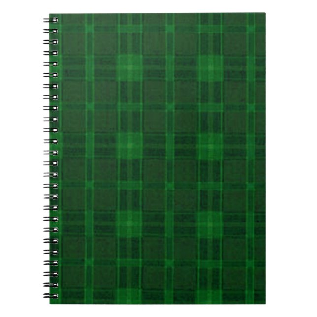 Caderno Espiral Notebook espiral de Xadrez verde (Frente)