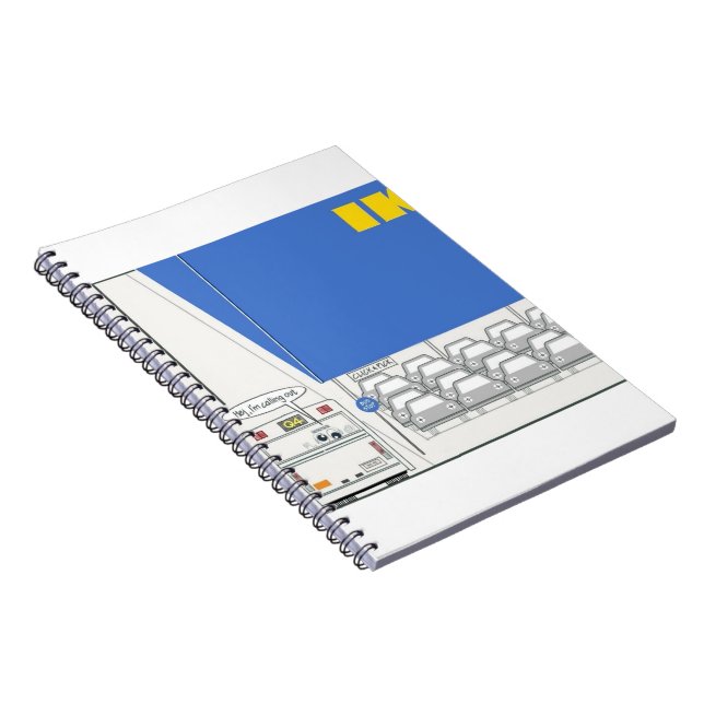 Caderno Espiral Notebook espiral divertido em banda desenhada (Lado Direito)