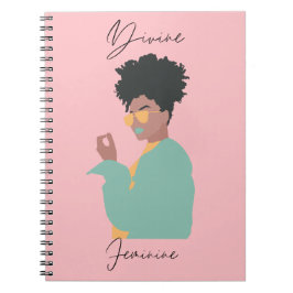 Caderno Espiral Notebook espiral divino feminino