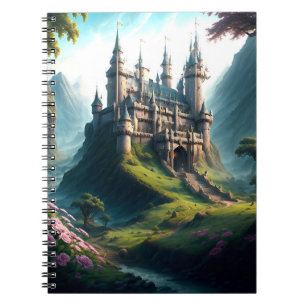 Caderno Espiral Notebook Espiral Do Castelo De Flor