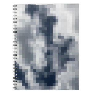 Caderno Espiral Notebook Espiral em Nuvem Pixelado