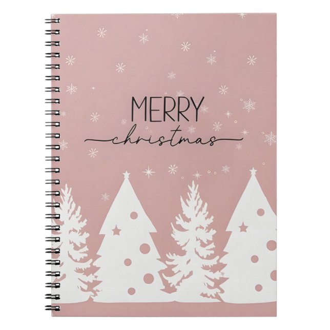 Caderno Espiral Notebook espiral feliz de Natal (Frente)