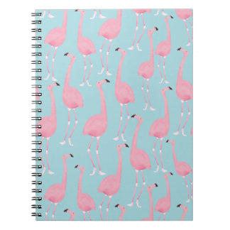 Caderno Espiral Notebook Espiral Flamingo rosa