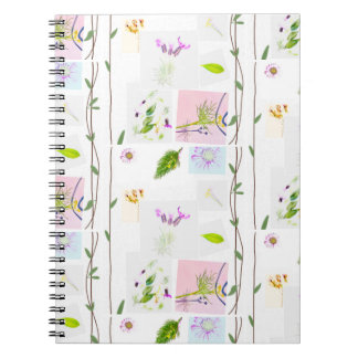 Caderno Espiral Notebook espiral floral