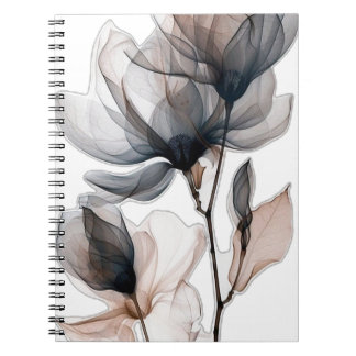 Caderno Espiral Notebook espiral floral