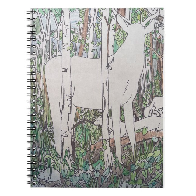 Caderno Espiral Notebook espiral fotográfico na natureza (Frente)