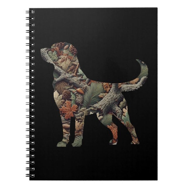 Caderno Espiral Notebook Espiral Labrador Retriever para Homens (Frente)