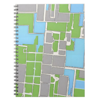 Caderno Espiral Notebook espiral Maps - Azul