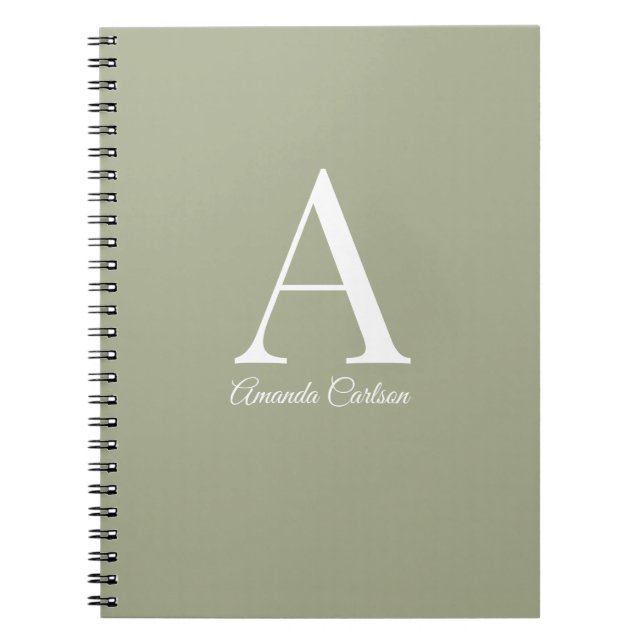 Caderno Espiral Notebook espiral minimalista (Frente)