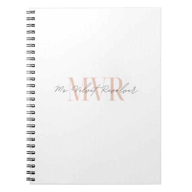 Caderno Espiral Notebook espiral MVR (Frente)