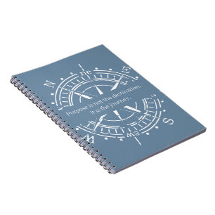 Caderno Espiral Notebook espiral - O objetivo não é o destino