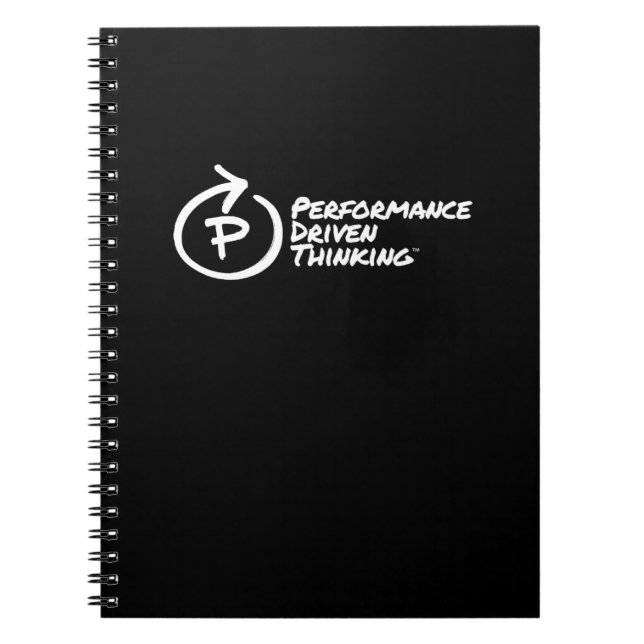 Caderno Espiral Notebook espiral orientado pelo desempenho (Frente)