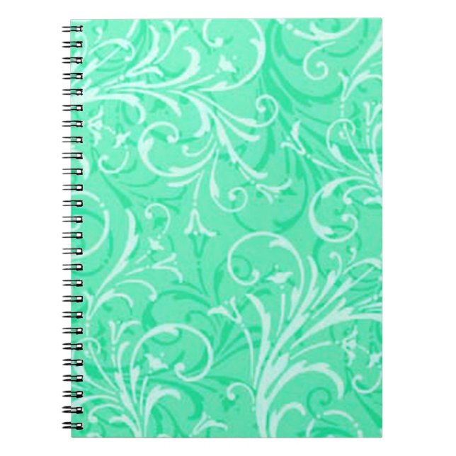 Caderno Espiral Notebook espiral original verde-mint (Frente)
