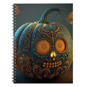 Caderno Espiral Notebook Espiral para Abóbora