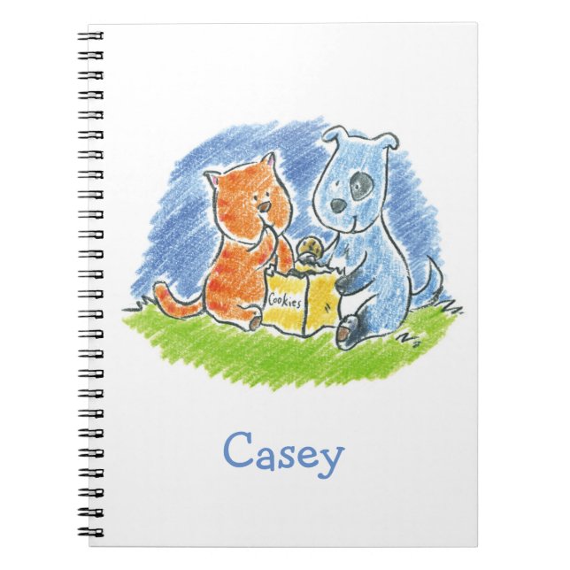 Caderno Espiral Notebook espiral para amigos do Furry (Frente)