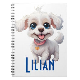 Caderno Espiral Notebook Espiral para Cachorros Personalizados: De