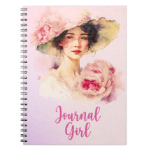 Notebook espiral para Diário de pedras - rosa