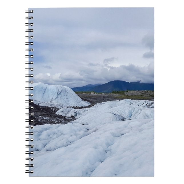 Caderno Espiral Notebook espiral para Montanha Glacial Árctica (Frente)