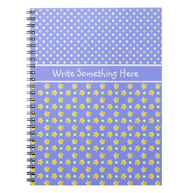 Caderno Espiral Notebook espiral para personalizar: Primroses, Pol (Frente)