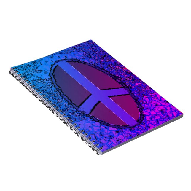 Caderno Espiral Notebook espiral para sinais de paz em Miami (Lado Direito)