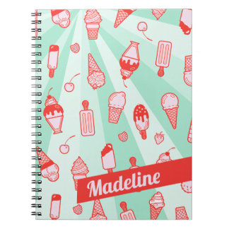 Caderno Espiral Notebook espiral personalizado com Impressão sorve