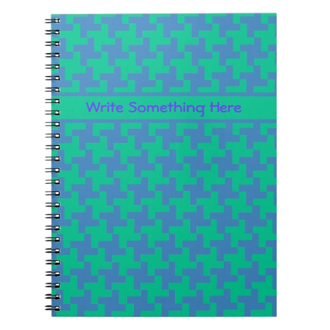Caderno Espiral Notebook Espiral Personalizado, Esmeralda e Dogtoo (Frente)