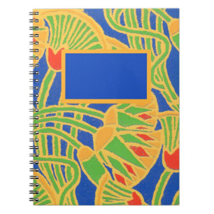 Caderno Espiral Notebook espiral personalizável, Design egípcio