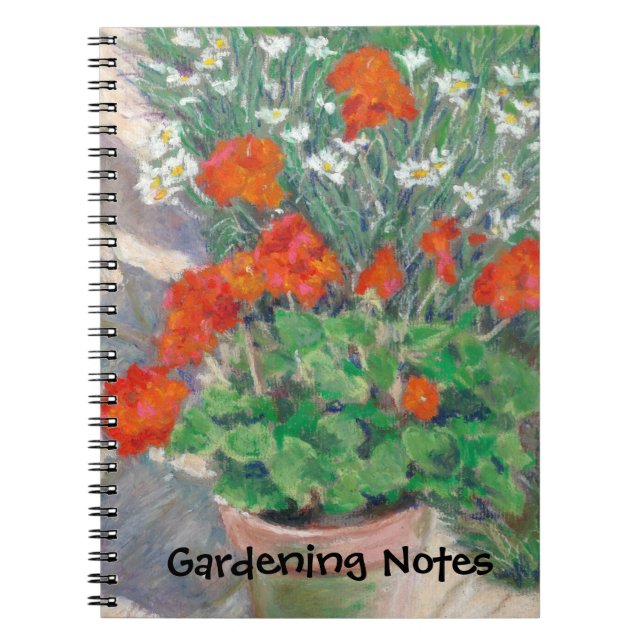 Caderno Espiral Notebook espiral personalizável para um jardineiro (Frente)