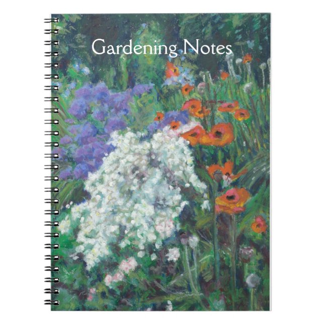 Caderno Espiral Notebook espiral personalizável para um jardineiro (Frente)