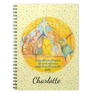 Caderno Espiral Notebook espiral - Personalize - Winnie the Pooh