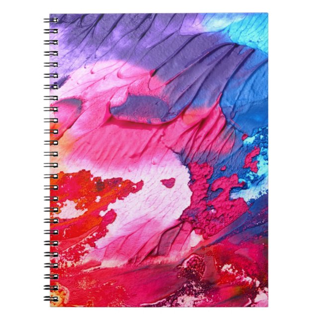 Caderno Espiral Notebook espiral pintado (Frente)