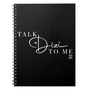 Caderno Espiral Notebook Espiral Preto para Script Dizi