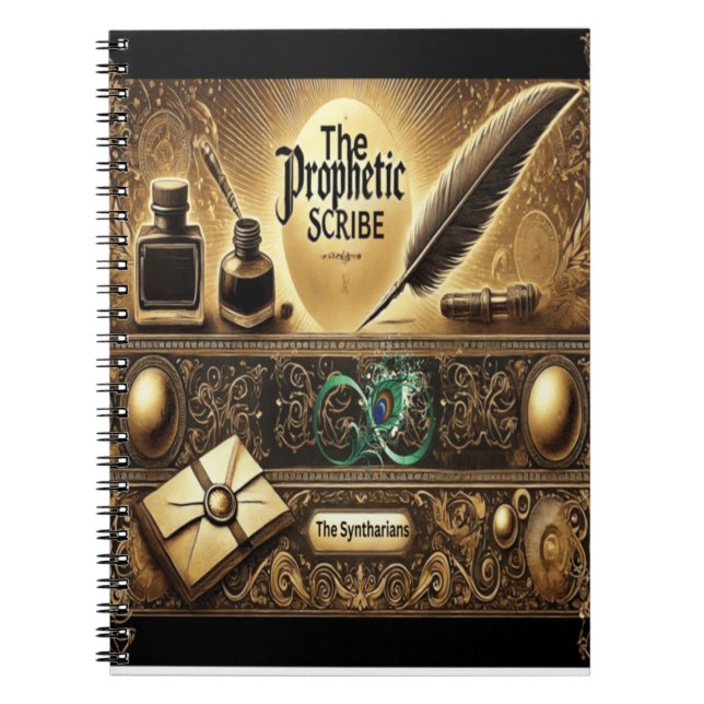 Caderno Espiral Notebook espiral 'Profetic Scribe': Cronicle seu (Frente)